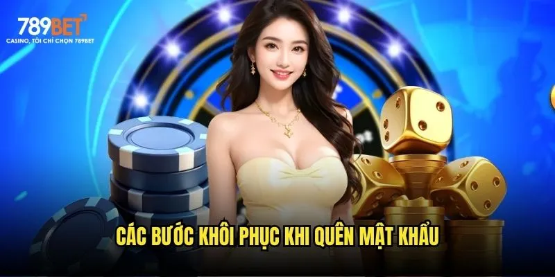 Các bước khôi phục khi quên mật khẩu